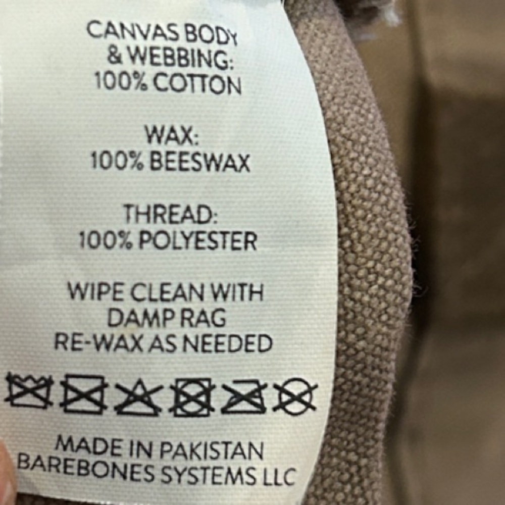 Barebones Neelum Market tote 16 L Canvas & beeswax - Picture 5 of 6